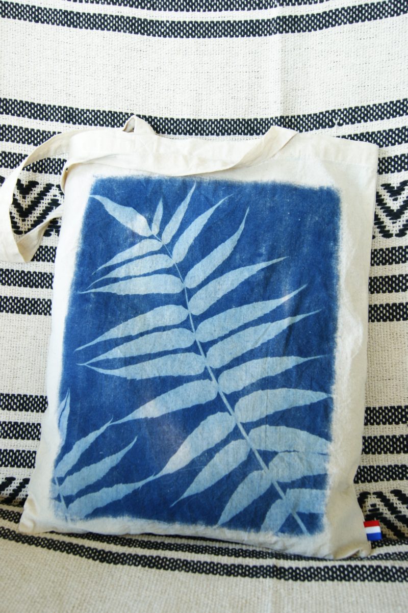 tote bag cyanotype impression solaire