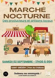 marché nocturne saint drezery