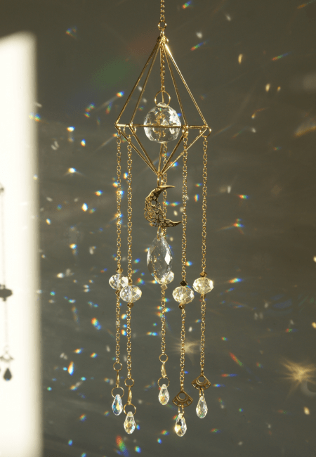 Suncatcher Vela Lune fleurie